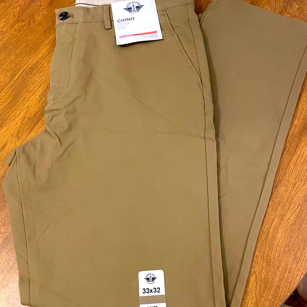Dockers Chino Slim Fit Pants 33 x 32